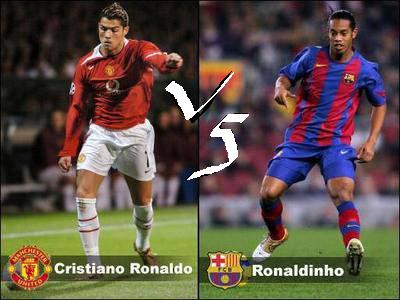 cristiano ronaldo  vs ronaldinho